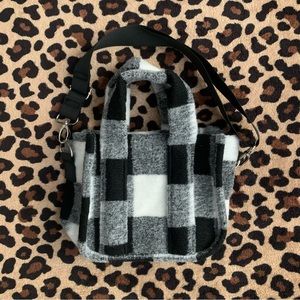 Art Class 90s retro grunge flannel hand purse shoulder bag